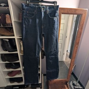 Veronica Beard Dark Blue Boot Cut Jeans